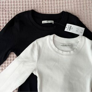 Abercrombie Ribbed Long Sleeve Bodysuit Bundle